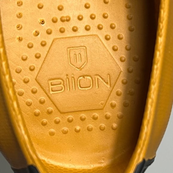 BIION Crimson Red, Black & Leather Oxford Golf Shoes Men SZ 8 - Picture 11 of 13